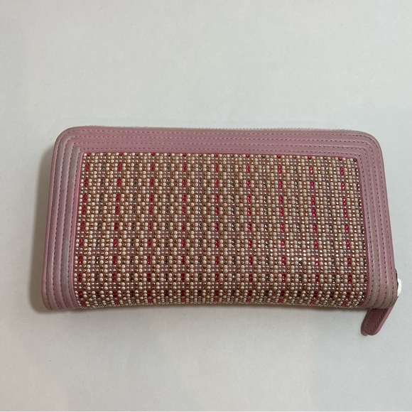 Chanel Boy Crystal Embellished Zip Around Wallet - Picture 5 of 10